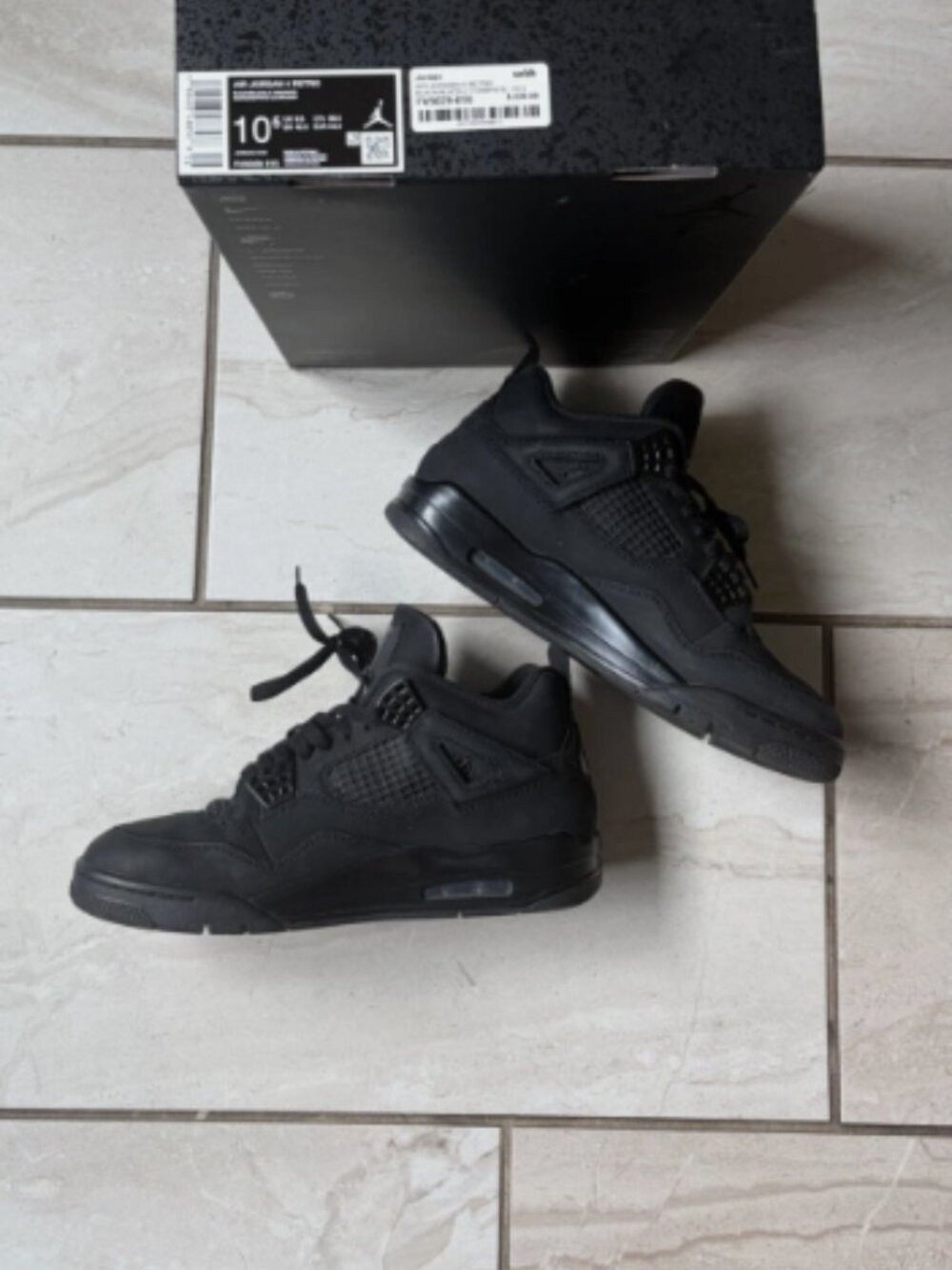 Jordan Air Jordan 4 Retro 2025 Black Cat Black